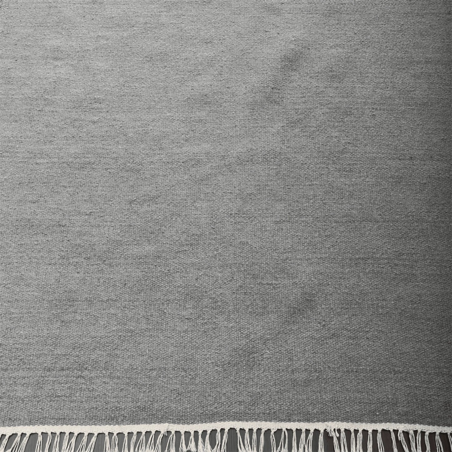 Rugsotic Hand Woven Silver Kilim Wool Area Rug