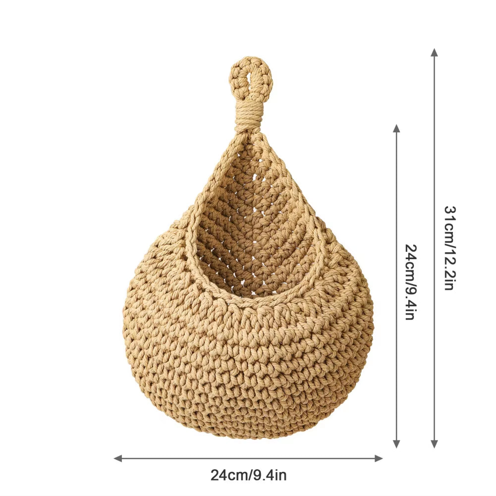 Hanging Wall Vegetable Fruit Basket Vegetable Fruit Basket Plant Organizer Container Wall Plant Flower Storage
