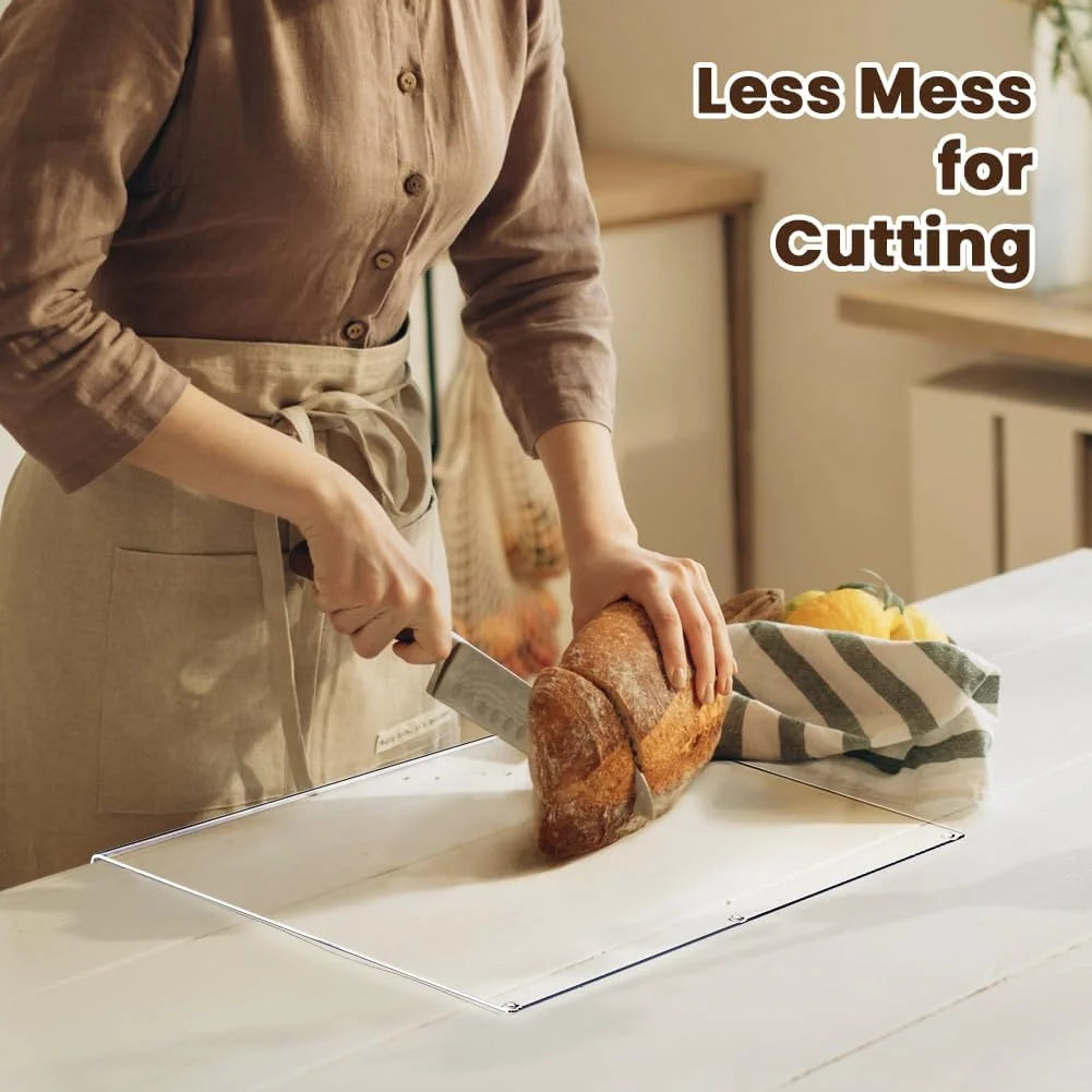 Acrylic Large Cutting Boards for Kitchen, Clear Cutting Board Non Slip, 24X18 Inch Charcuterie Boards, Apartment Must Haves Kitchen Accessories, Desk Mat Protector, Birthday Gifts for Mom