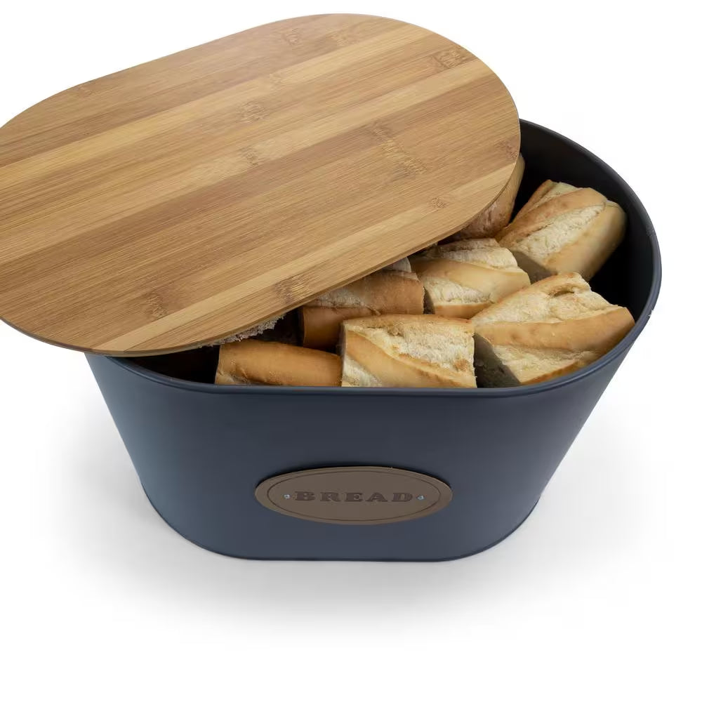 Kitchen Food Storage and Organization 5-Piece Canister Set with Bamboo Lids