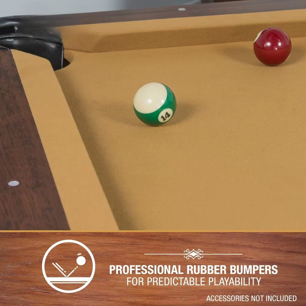 Billiard Table Sports Size Pool Table 87 Inch or Cover for Man Caves – Perfect for Family Game Room Billiard Table