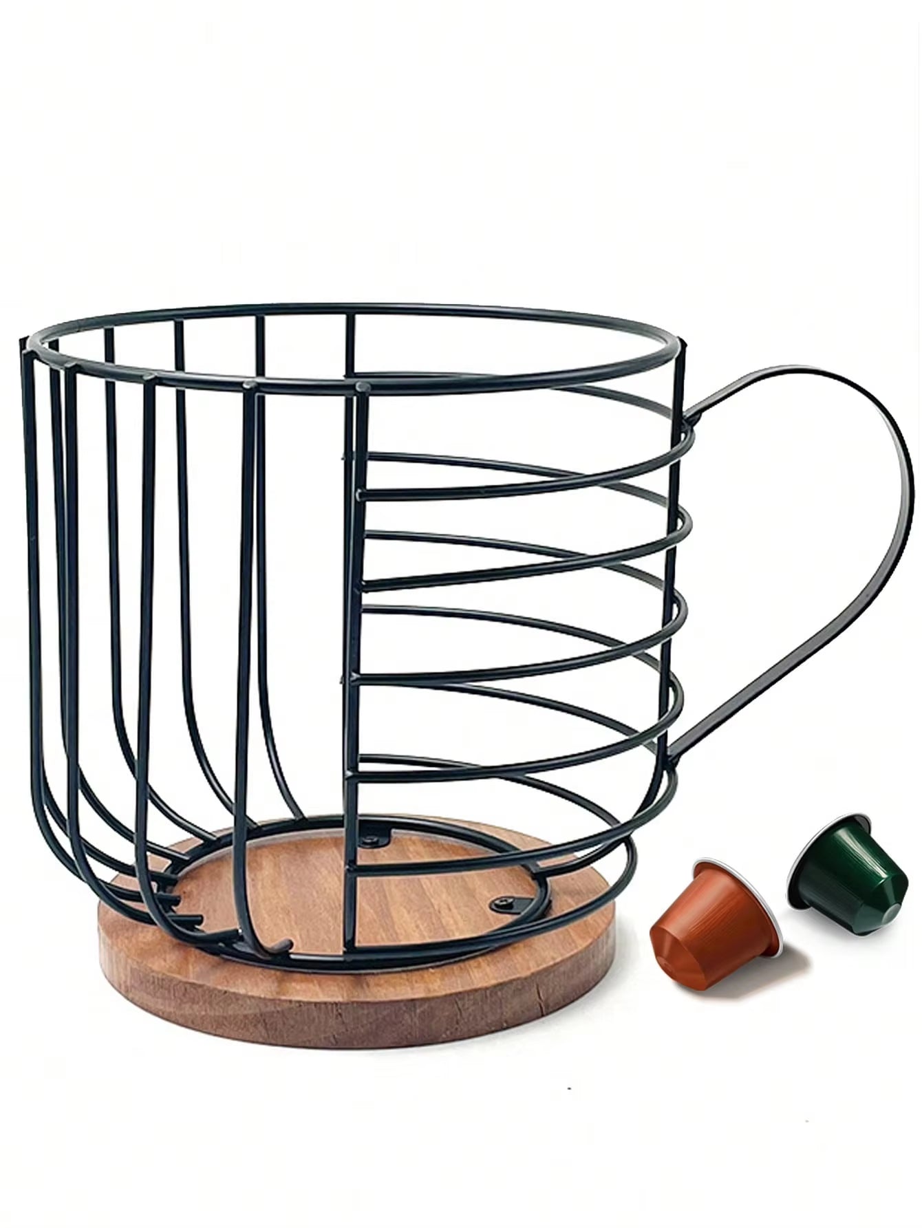 Coffee Pod Holders for Counter Modern Coffee Basket Decor for Kitchen Countertop for Espresso Capsules Coffee Accessorie