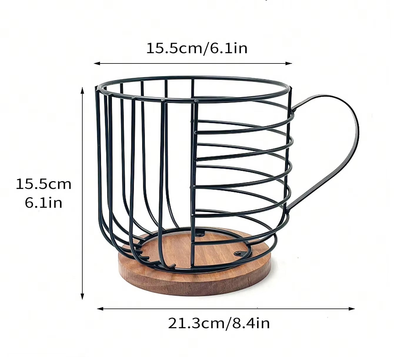 Coffee Pod Holders for Counter Modern Coffee Basket Decor for Kitchen Countertop for Espresso Capsules Coffee Accessorie