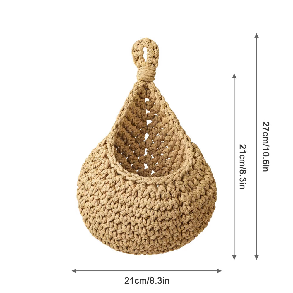 Hanging Wall Vegetable Fruit Basket Vegetable Fruit Basket Plant ​Organizer Container Wall Plant Flower Storage