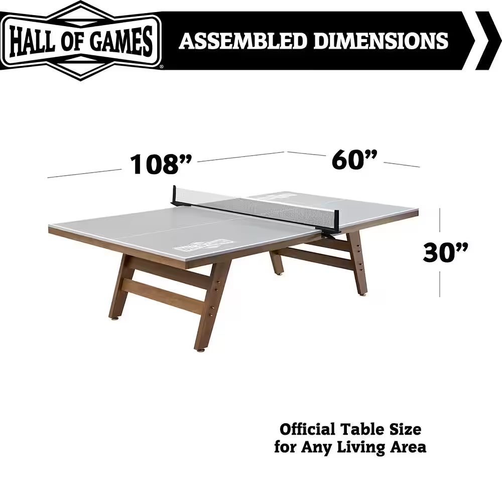 Official Size Wood Table Tennis Table