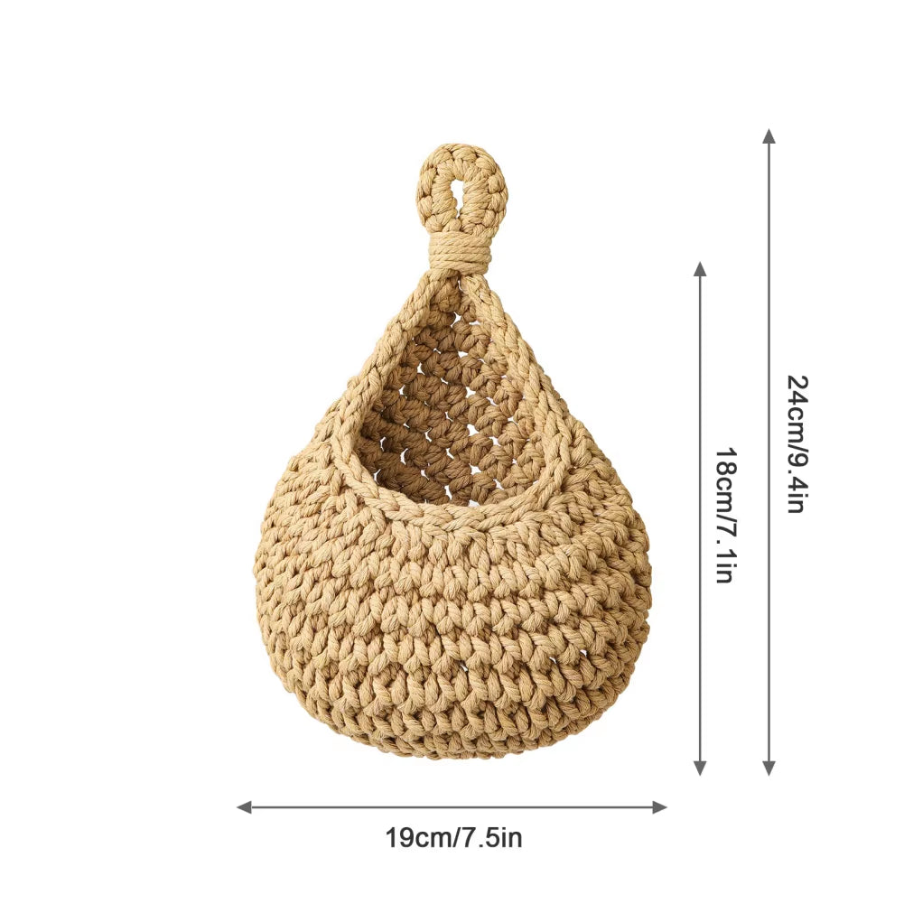 Hanging Wall Vegetable Fruit Basket Vegetable Fruit Basket Plant ​Organizer Container Wall Plant Flower Storage