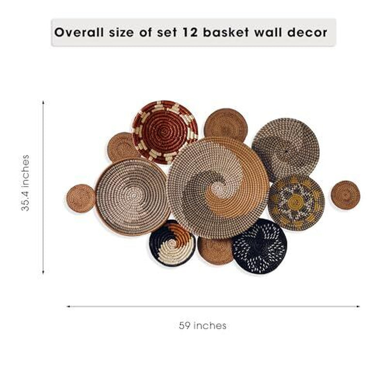 Wall Basket Decor, Basket Wall Decor, Boho Wall Baskets, Boho Basket Stormy