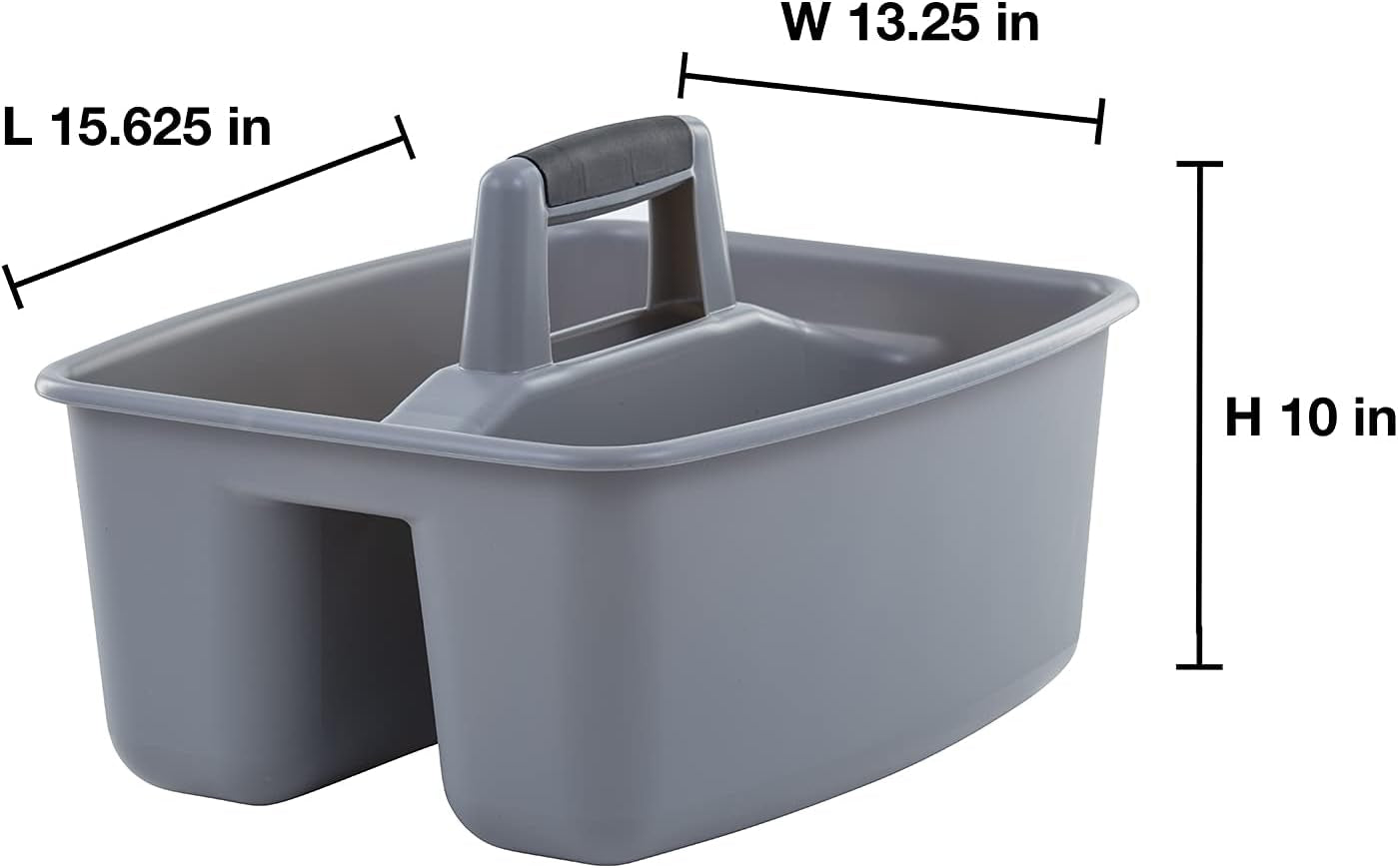 Rough and Rugged All-Purpose Cleaning Caddy, Grey/Black 2 Count (CD0170)