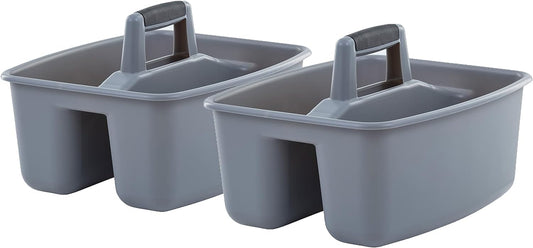 Rough and Rugged All-Purpose Cleaning Caddy, Grey/Black 2 Count (CD0170)