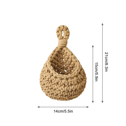 Hanging Wall Vegetable Fruit Basket Vegetable Fruit Basket Plant ​Organizer Container Wall Plant Flower Storage